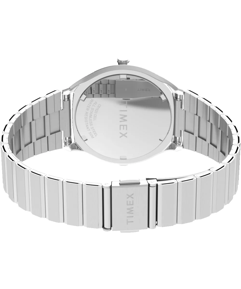 Q Timex® 1975 SSQ Digital Reissue 38mm Stainless Steel Bracelet Watch sold by Timex product image thumbnail 5