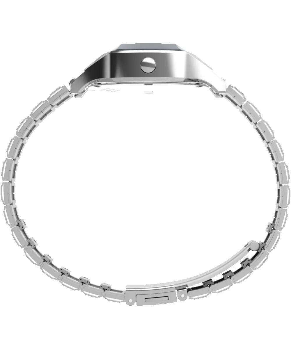 Q Timex® 1975 SSQ Digital Reissue 38mm Stainless Steel Bracelet Watch sold by Timex product image thumbnail 2