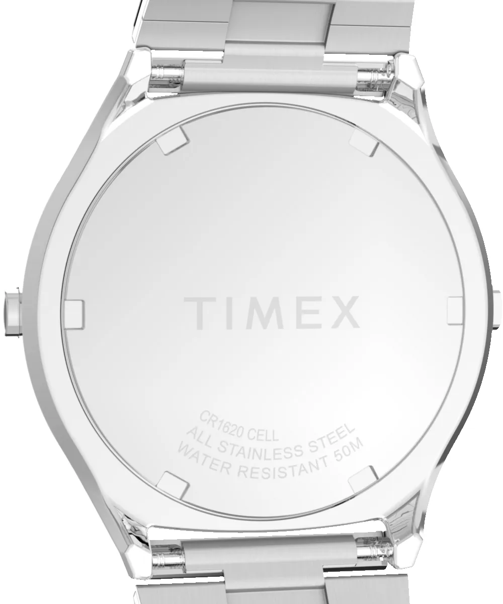 Q Timex® 1975 SSQ Digital Reissue 38mm Stainless Steel Bracelet Watch sold by Timex product image thumbnail 4