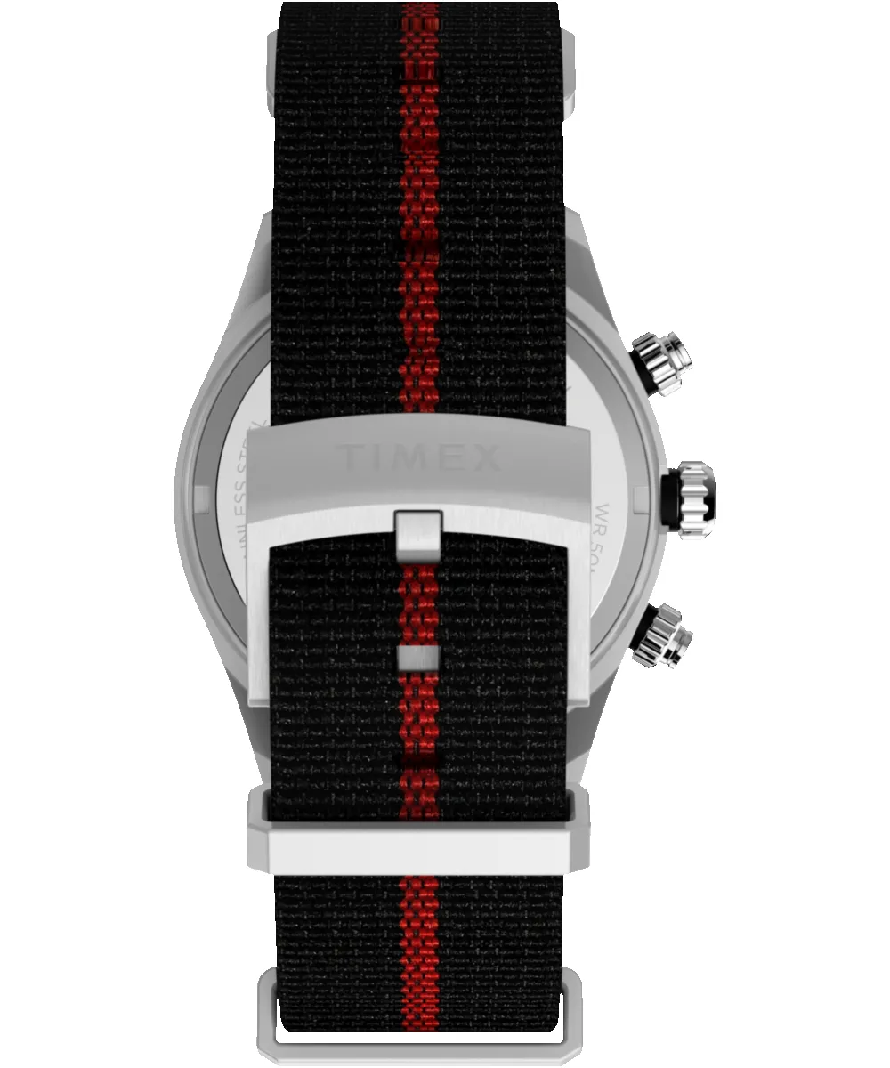Waterbury Heritage Chronograph 39mm Fabric Strap Watch sold by Timex product image thumbnail 3