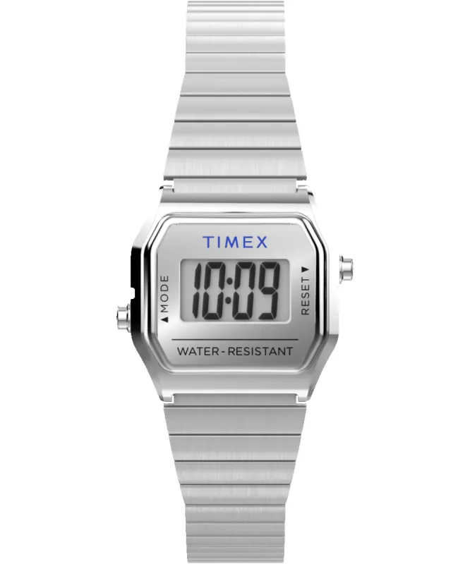 Teeny Tiny Timex Endorsed by Dimepiece 20mm Stainless Steel Expansion Band Watch with Perfect Fit sold by Timex