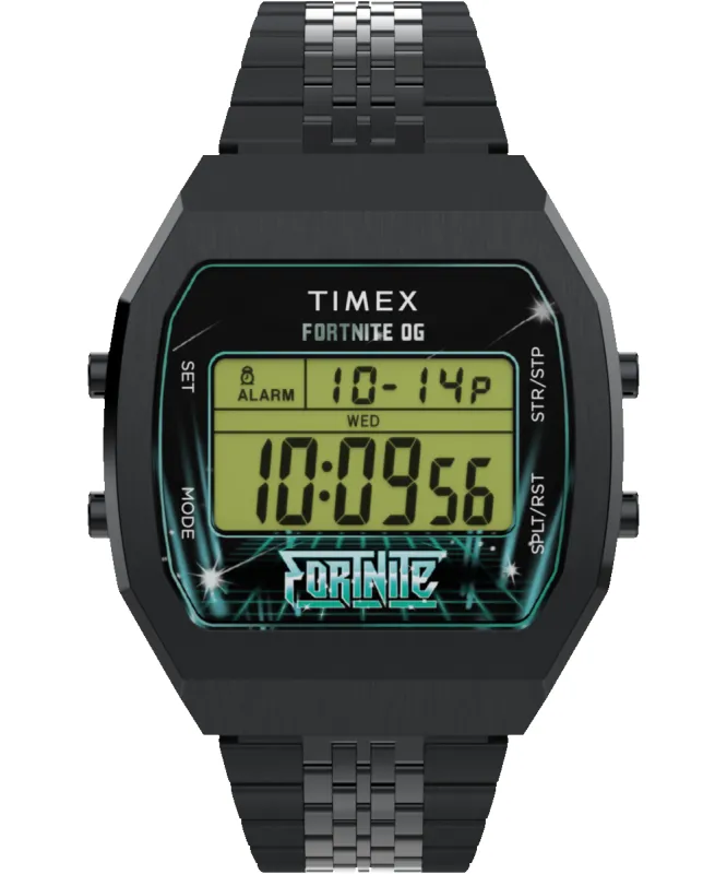 Timex x Fortnite T80 36mm Stainless Steel Bracelet Watch sold by Timex