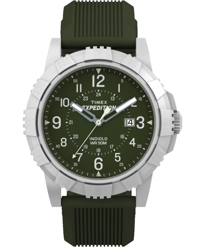 Expedition Ridge 43mm Silicone Strap Watch sold by Timex