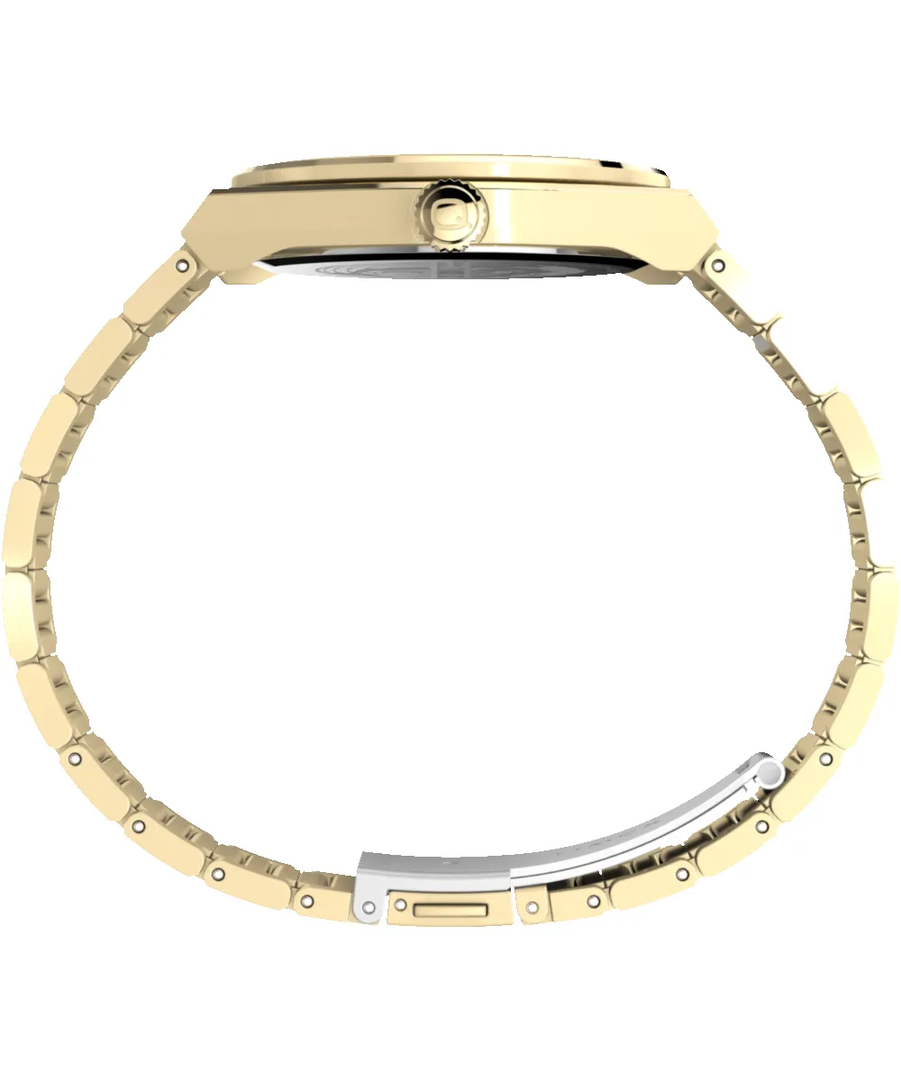 Q Timex® Continental Day and Date 39mm Stainless Steel Bracelet Watch sold by Timex product image thumbnail 3