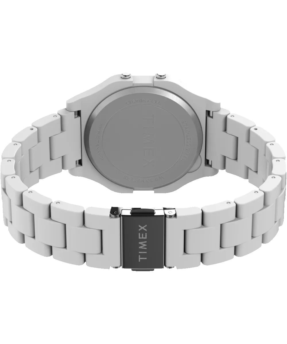 Timex 80 36mm Glossy White Resin Bracelet Watch sold by Timex product image thumbnail 5