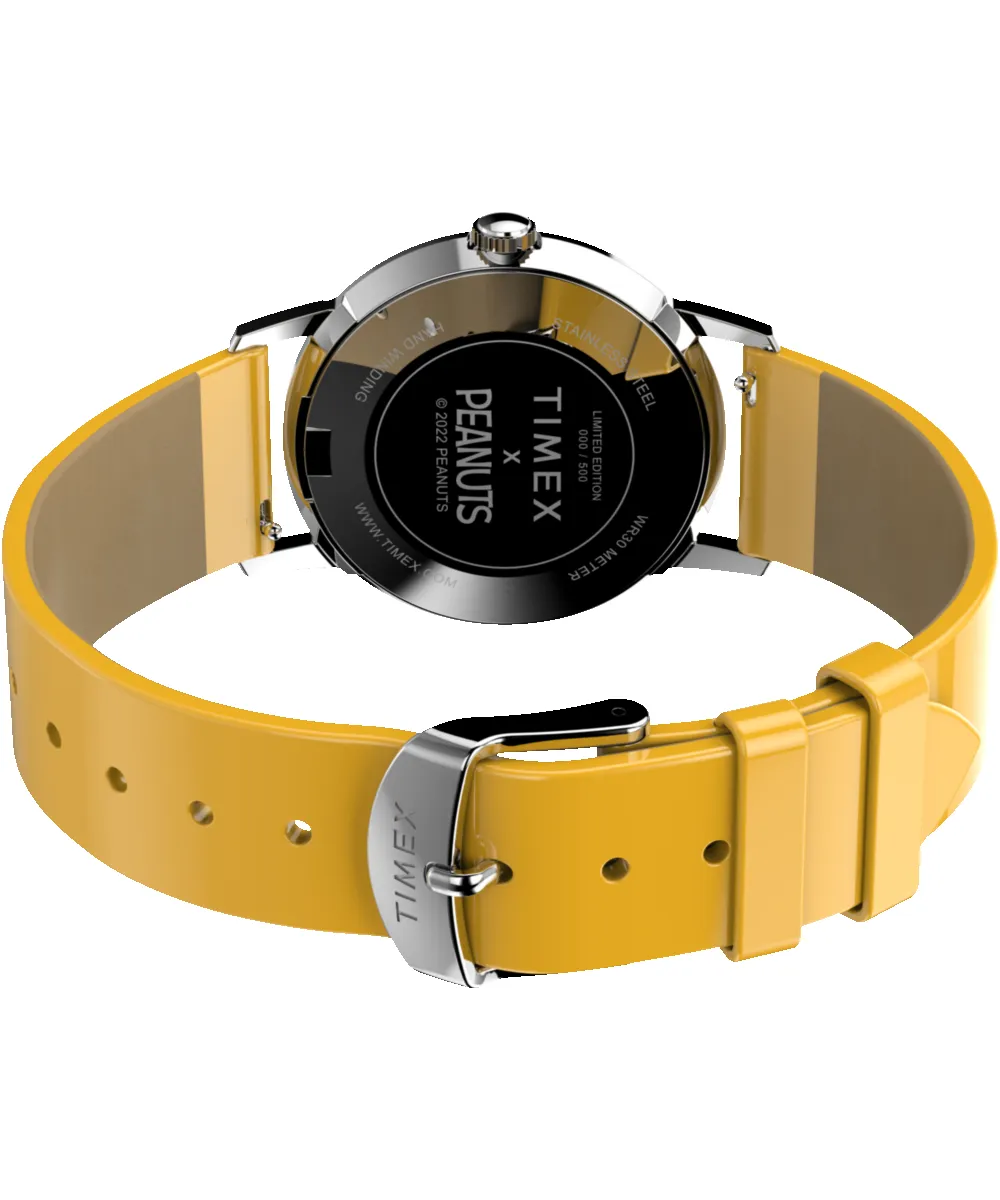 Timex Marlin® Hand-Wound x Snoopy Tennis Reissue 34mm Leather Strap Watch sold by Timex product image thumbnail 5