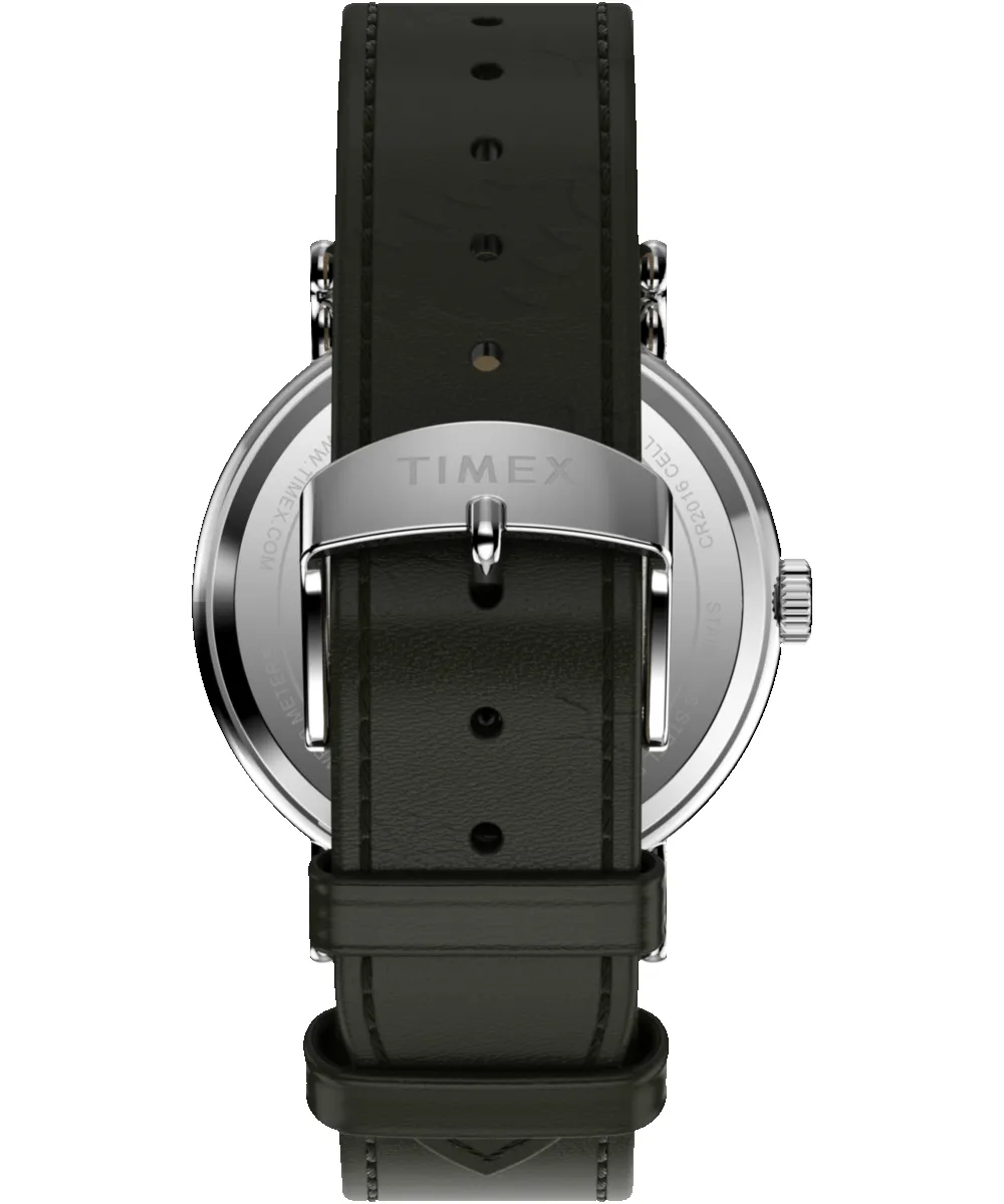 Timex x Peanuts® Weekender Holiday Dial 40mm Leather Strap Watch sold by Timex product image thumbnail 3