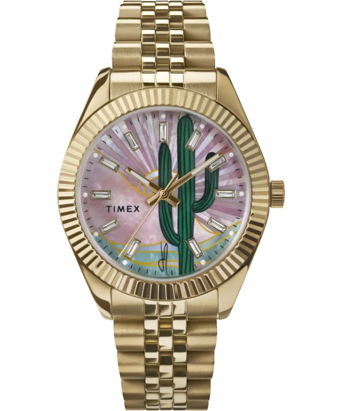 Timex x Jacquie Aiche Desert Daze 36mm Stainless Steel Bracelet Watch sold by Timex