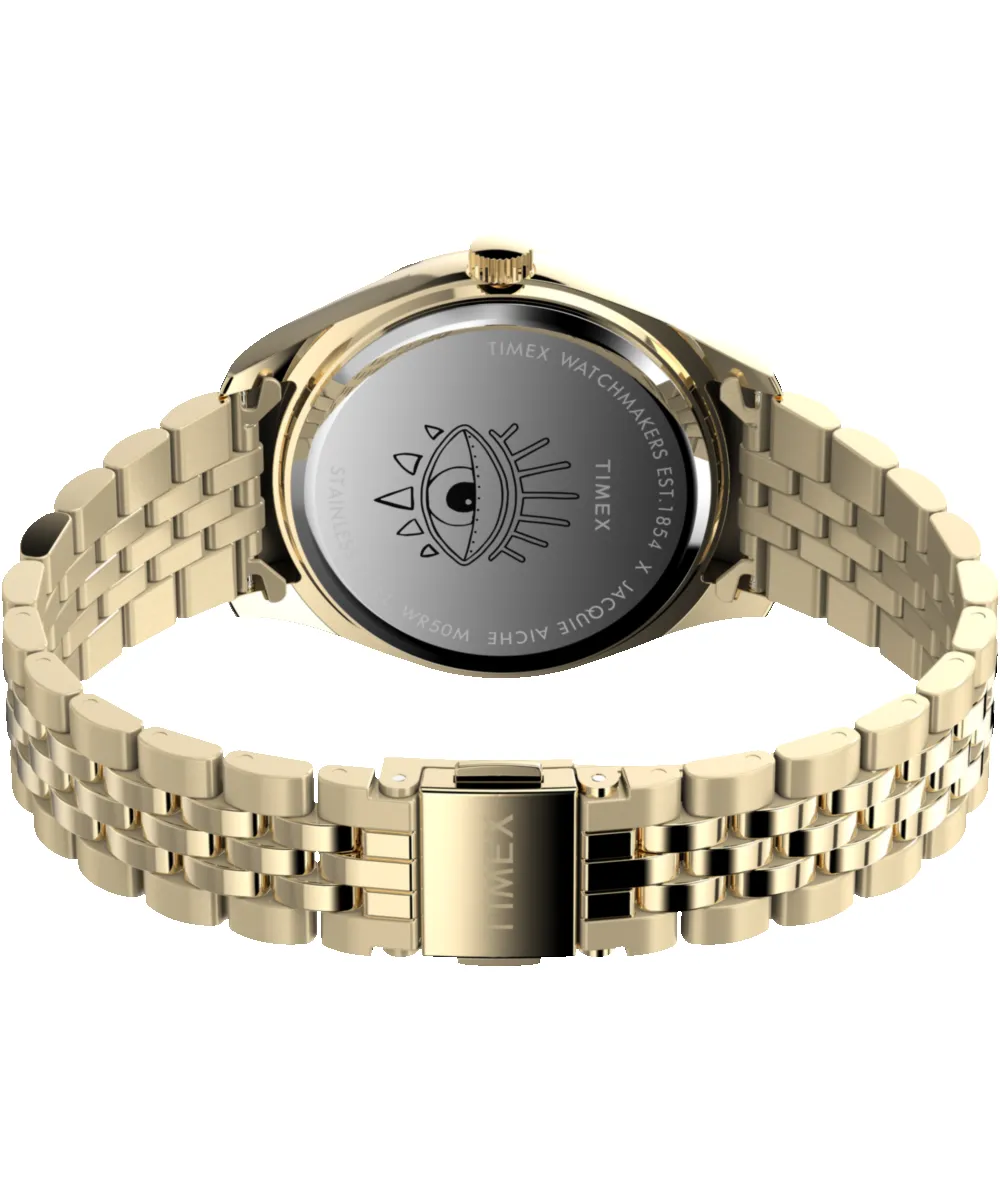 Timex x Jacquie Aiche Cosmic Nights 36mm Stainless Steel Bracelet Watch sold by Timex product image thumbnail 5