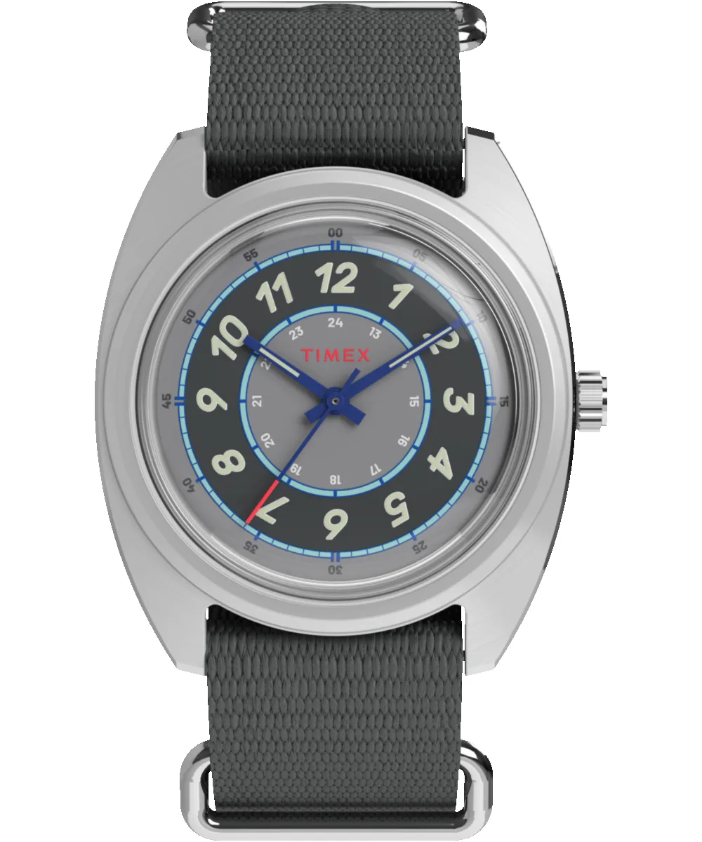 Timex x Worn & Wound Storm 37mm Fabric Strap Watch sold by Timex