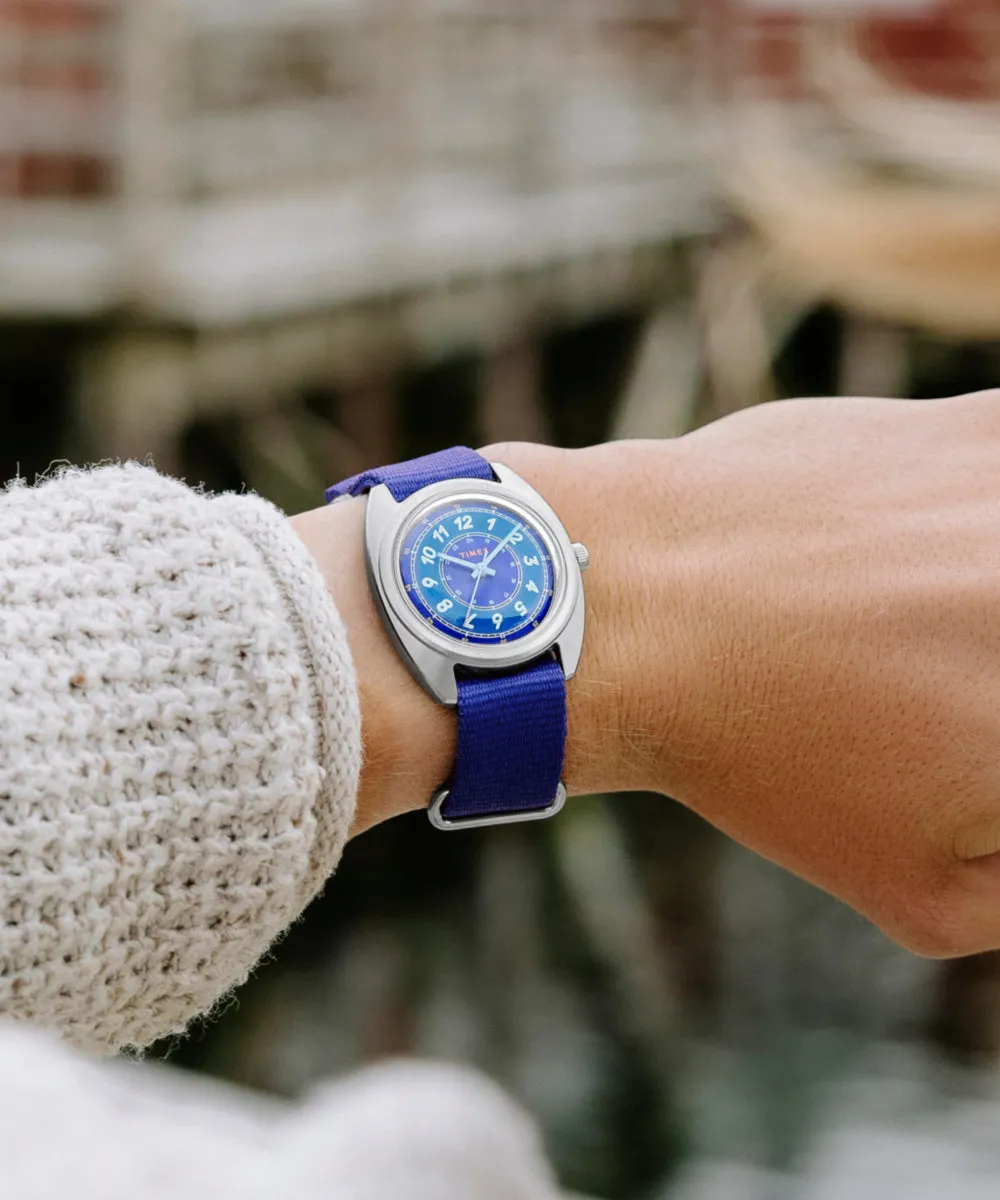 Timex x Worn & Wound Whirlpool 37mm Fabric Strap Watch sold by Timex product image thumbnail 2