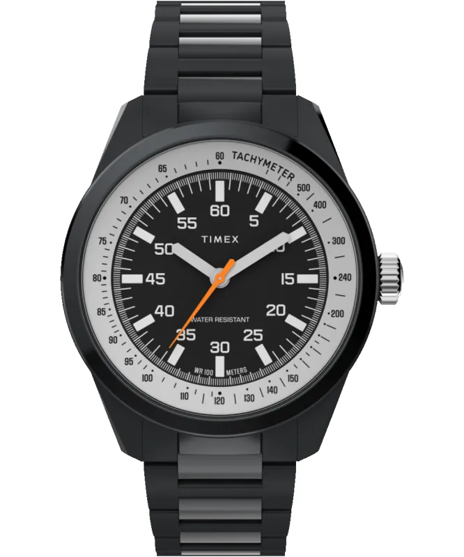 Huckberry x Timex 1979 Black Max 41mm Stainless Steel Bracelet Watch made by Timex