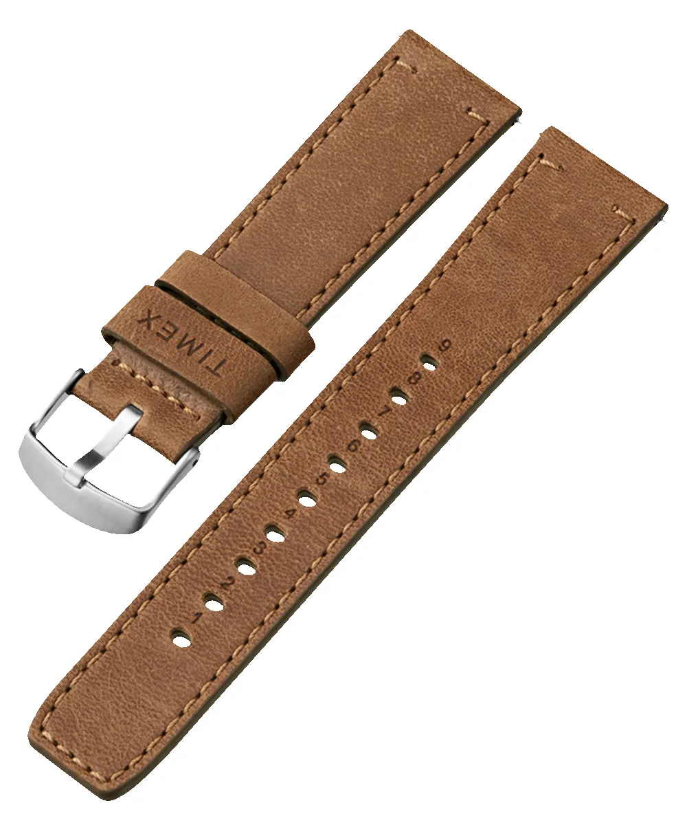 22mm Quick Release Leather Strap sold by Timex