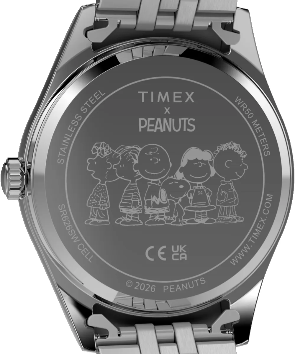 Peanuts® x Timex Legacy Snoopy with Flower Dial 36mm Stainless Steel Bracelet Watch sold by Timex product image thumbnail 5