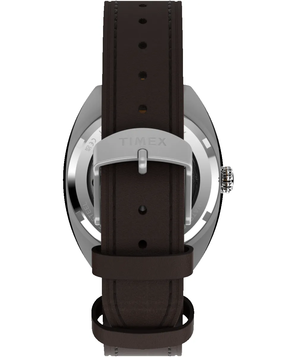 Marlin® Draper Automatic 37mm Leather Strap Watch sold by Timex product image thumbnail 4