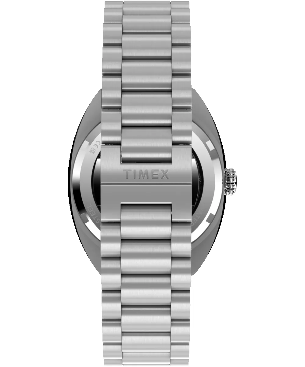 Marlin® Draper Automatic 37mm Stainless Steel Bracelet Watch sold by Timex product image thumbnail 4