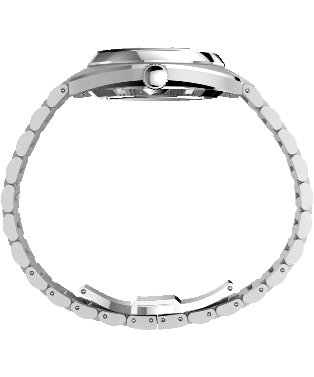 Marlin® Draper Automatic 37mm Stainless Steel Bracelet Watch sold by Timex product image thumbnail 3