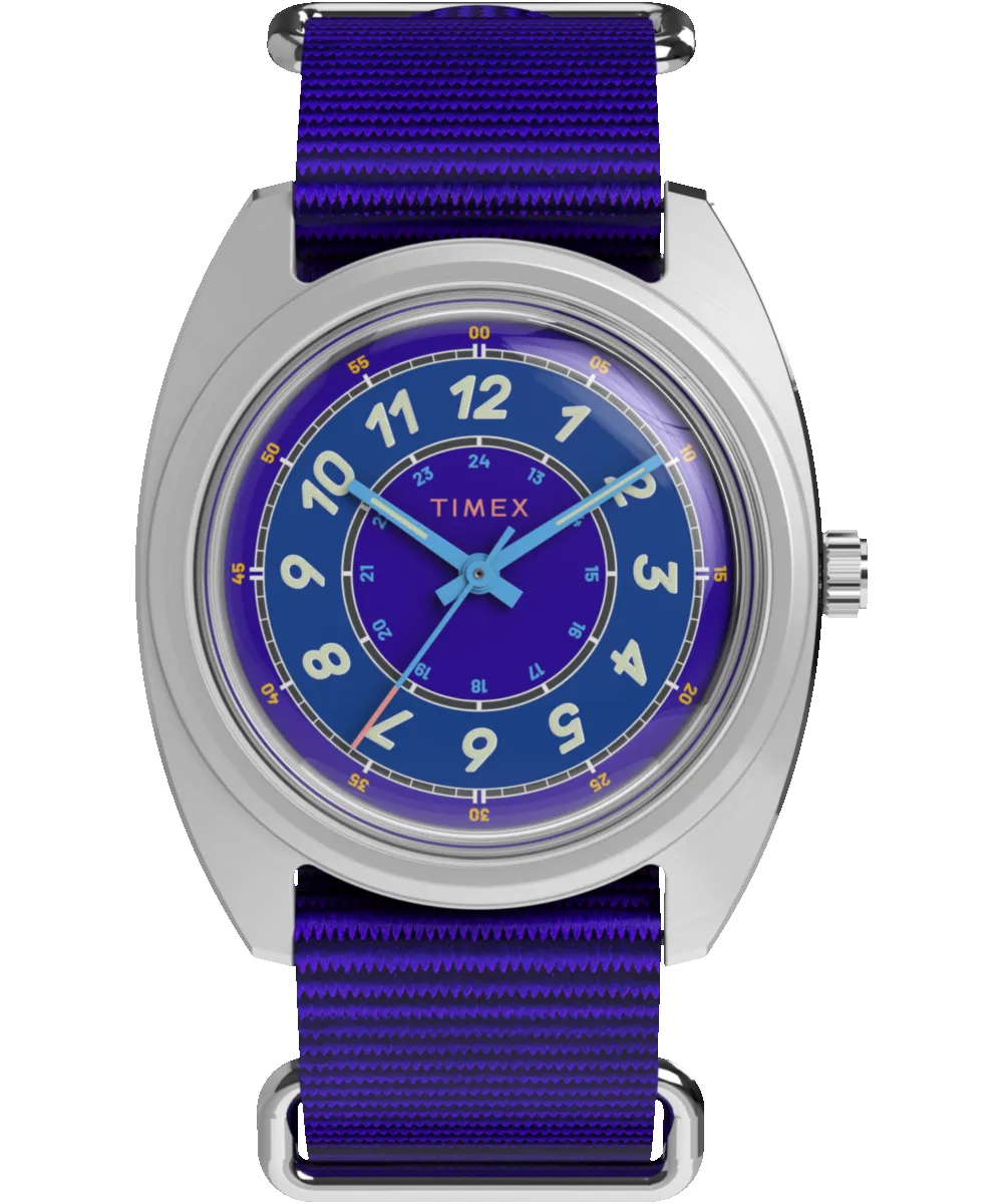 Worn & Wound x Timex Whirlpool 37mm Fabric Strap Watch sold by Timex