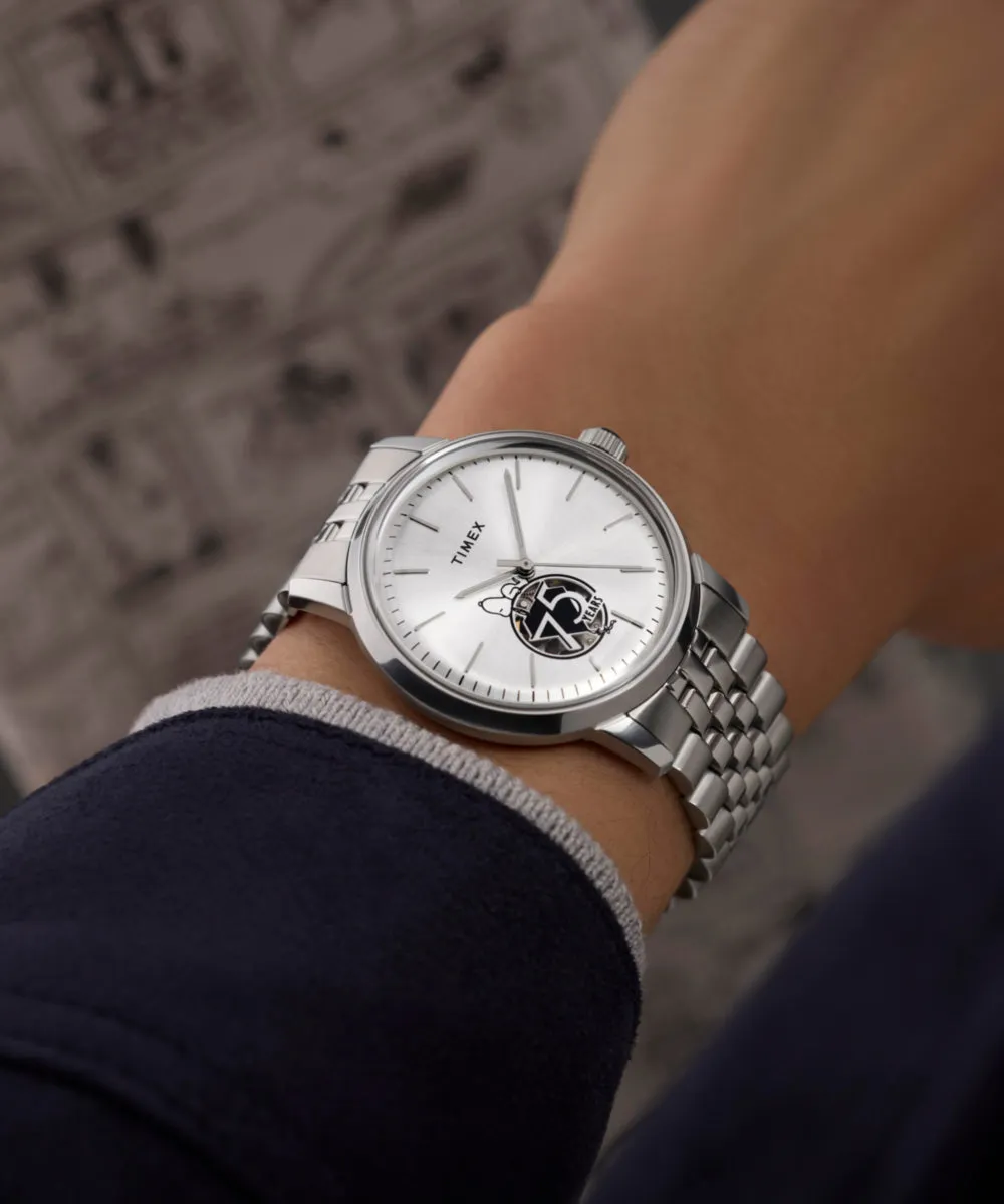 Peanuts® x Timex Marlin® Automatic 75th Anniversary 40mm Stainless Steel Bracelet Watch sold by Timex product image thumbnail 2