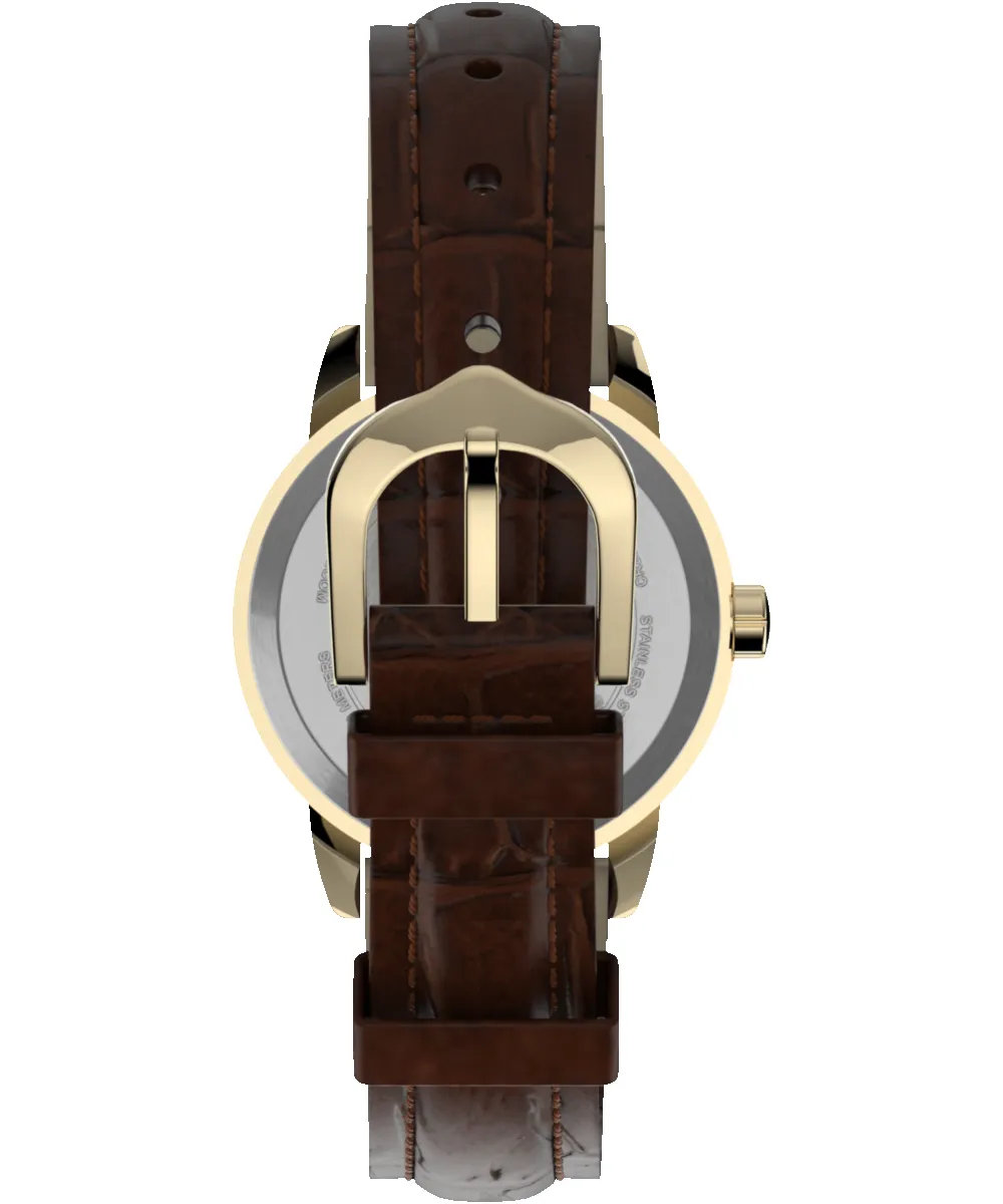Easy Reader® 25mm Leather Strap Watch sold by Timex product image thumbnail 3