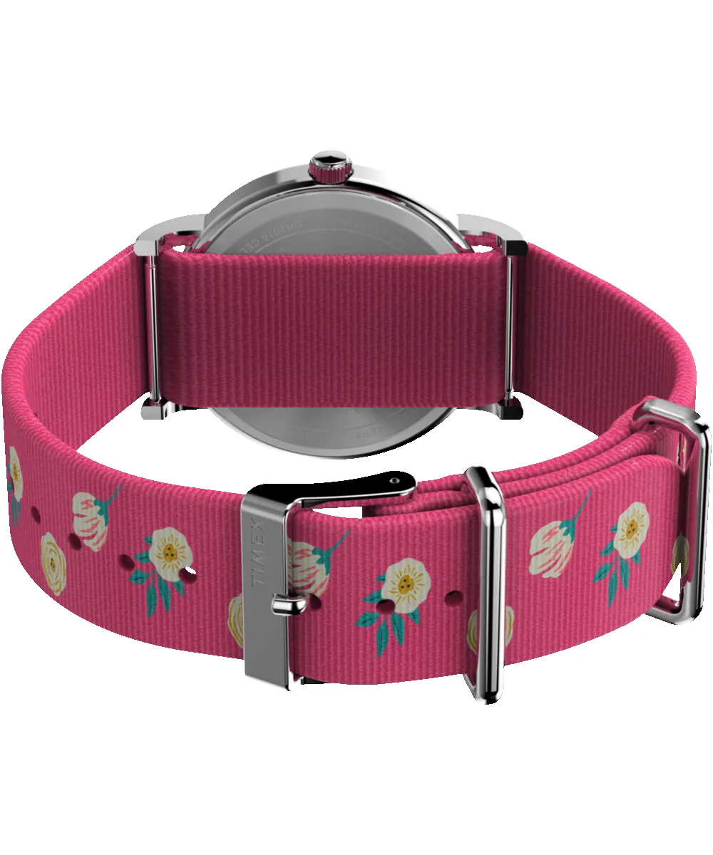 Peanuts® x Timex Weekender Floral 38mm Fabric Strap Watch sold by Timex product image thumbnail 5
