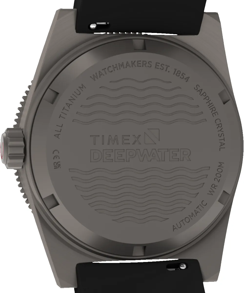 Deepwater Reef 200 Titanium Automatic 41mm Synthetic Rubber Strap Watch sold by Timex product image thumbnail 5