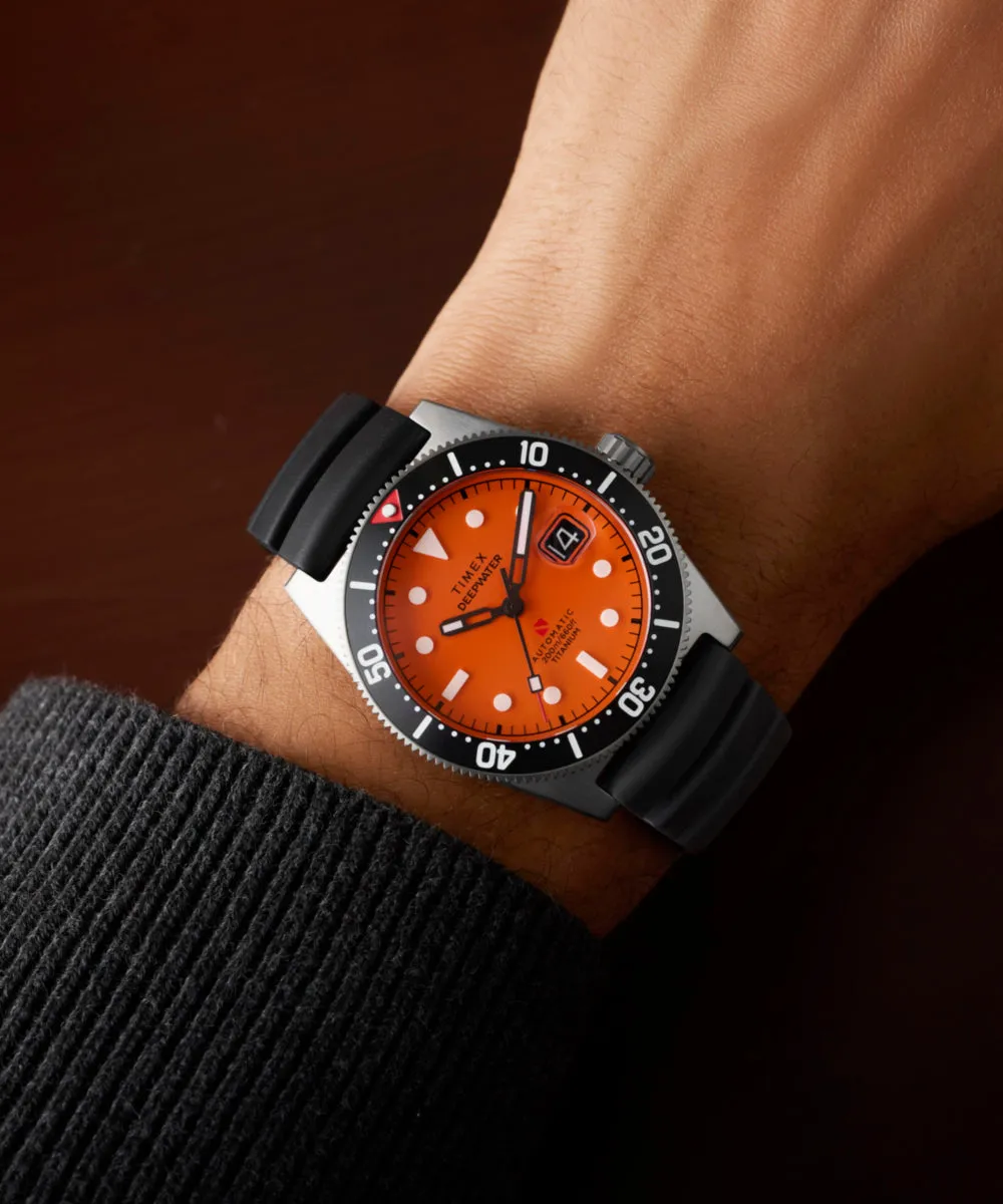 Deepwater Reef 200 Titanium Automatic 41mm Synthetic Rubber Strap Watch sold by Timex product image thumbnail 2