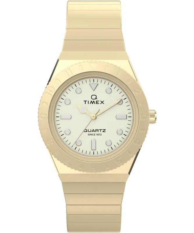 Q Timex® Mini 30mm Stainless Steel Expansion Band Watch sold by Timex