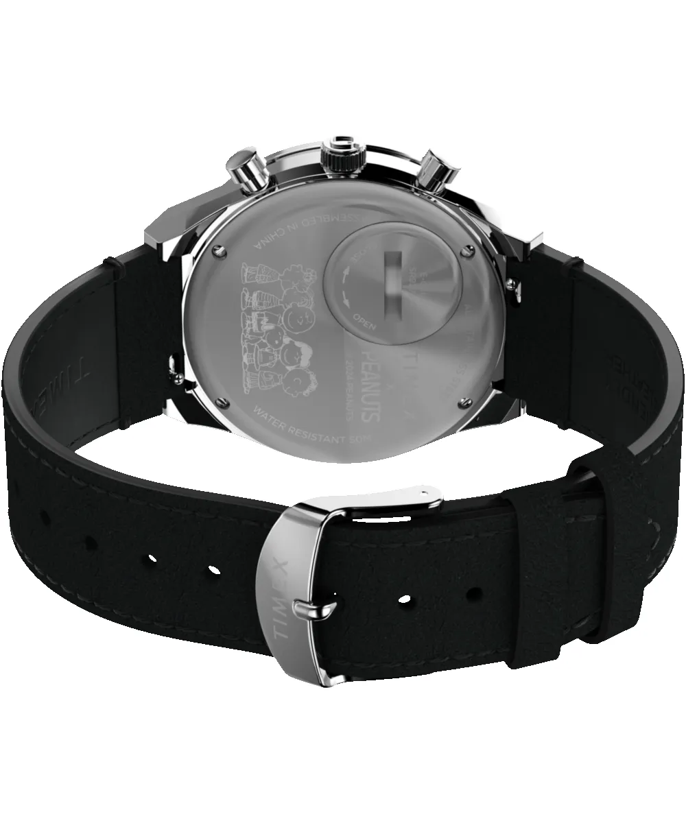 Peanuts® x Q Timex® Snoopy 40mm Leather Strap Watch sold by Timex product image thumbnail 5