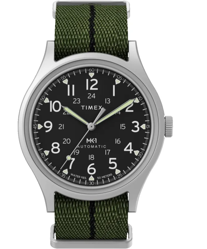 MK1 Automatic 40mm Fabric Strap Watch sold by Timex