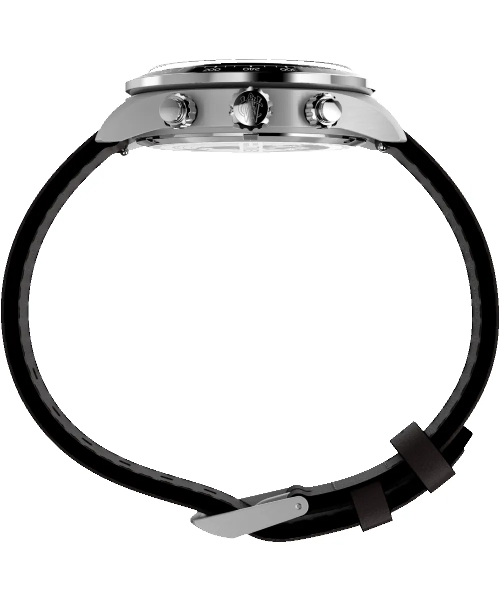 Waterbury Heritage Chronograph 39mm Leather Strap Watch sold by Timex product image thumbnail 3