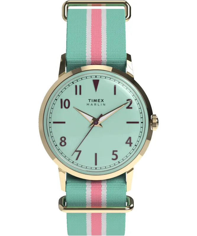Marlin® 34mm Fabric Strap Watch sold by Timex