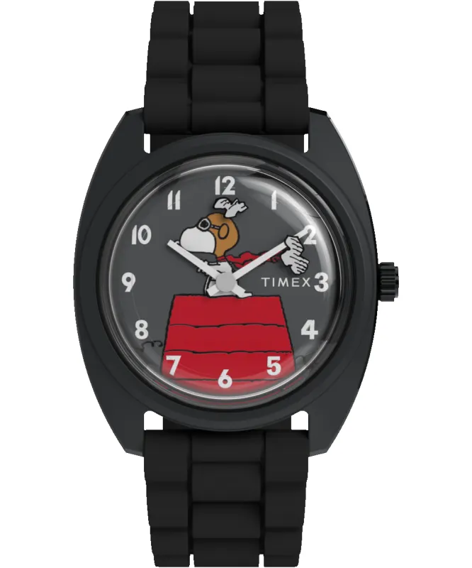 Peanuts® x Timex 1979 Reissue Inspired 37mm Silicone Strap Watch made by Timex