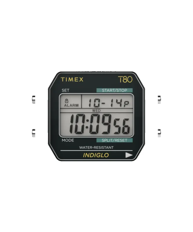 Timex T80 34mm Resin Strap Watch made by Timex