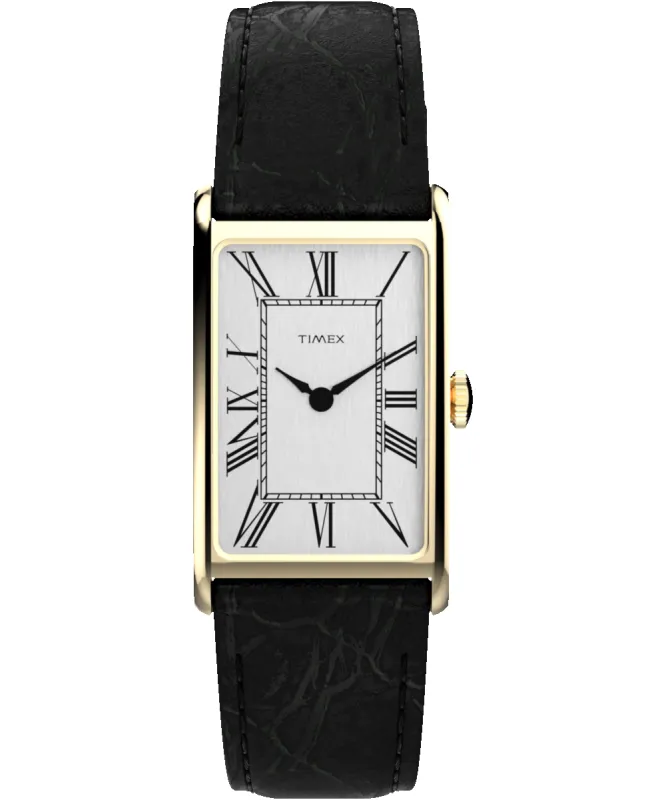 Timex 1976 Lexington Reissue 21mm Leather Strap Watch made by Timex