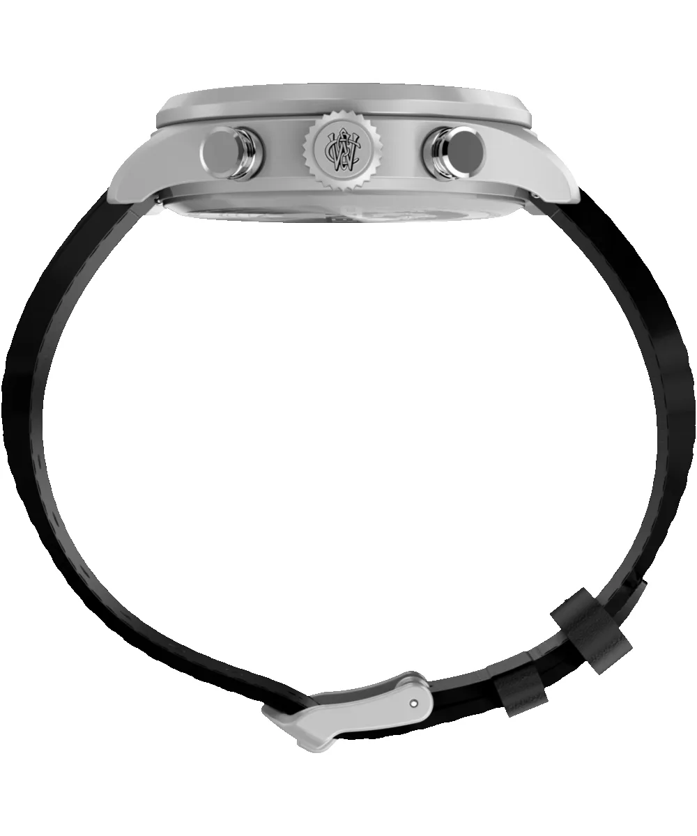 Waterbury Ace Fly-Back Chronograph 43mm Leather Strap Watch sold by Timex product image thumbnail 3