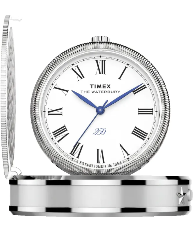 Waterbury America 250 Table Clock 49mm Stainless Steel made by Timex