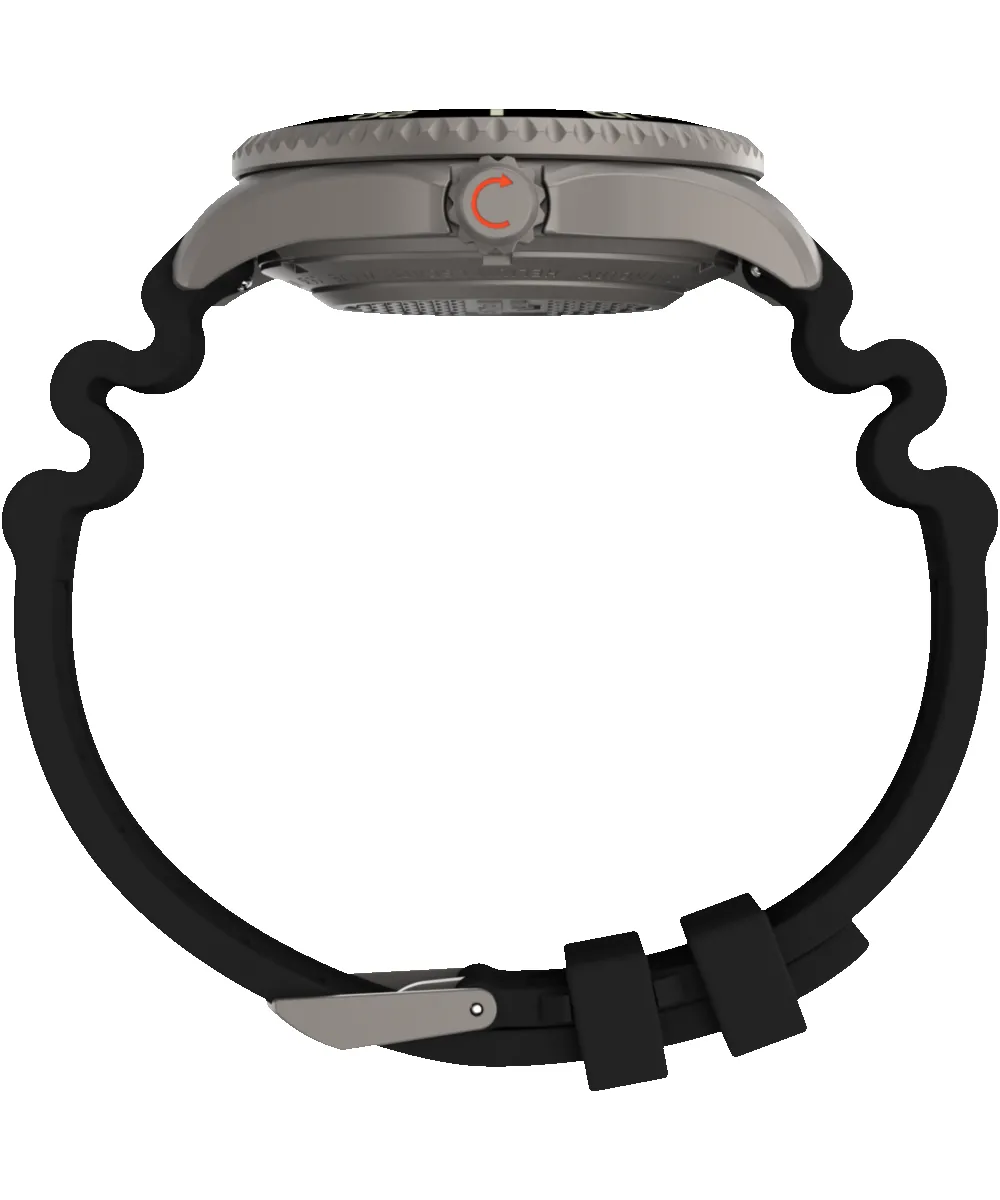 Deepwater Meridian 300 Titanium HEV Automatic 44mm HNBR Synthetic Rubber Strap Watch sold by Timex product image thumbnail 4