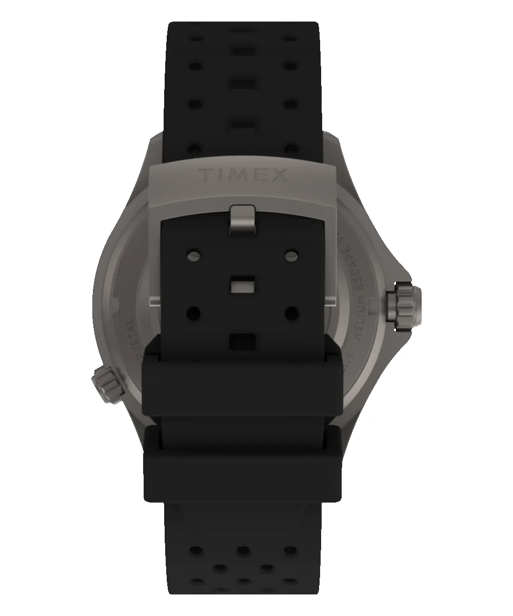 Deepwater Meridian 300 Titanium HEV Automatic 44mm HNBR Synthetic Rubber Strap Watch sold by Timex product image thumbnail 5