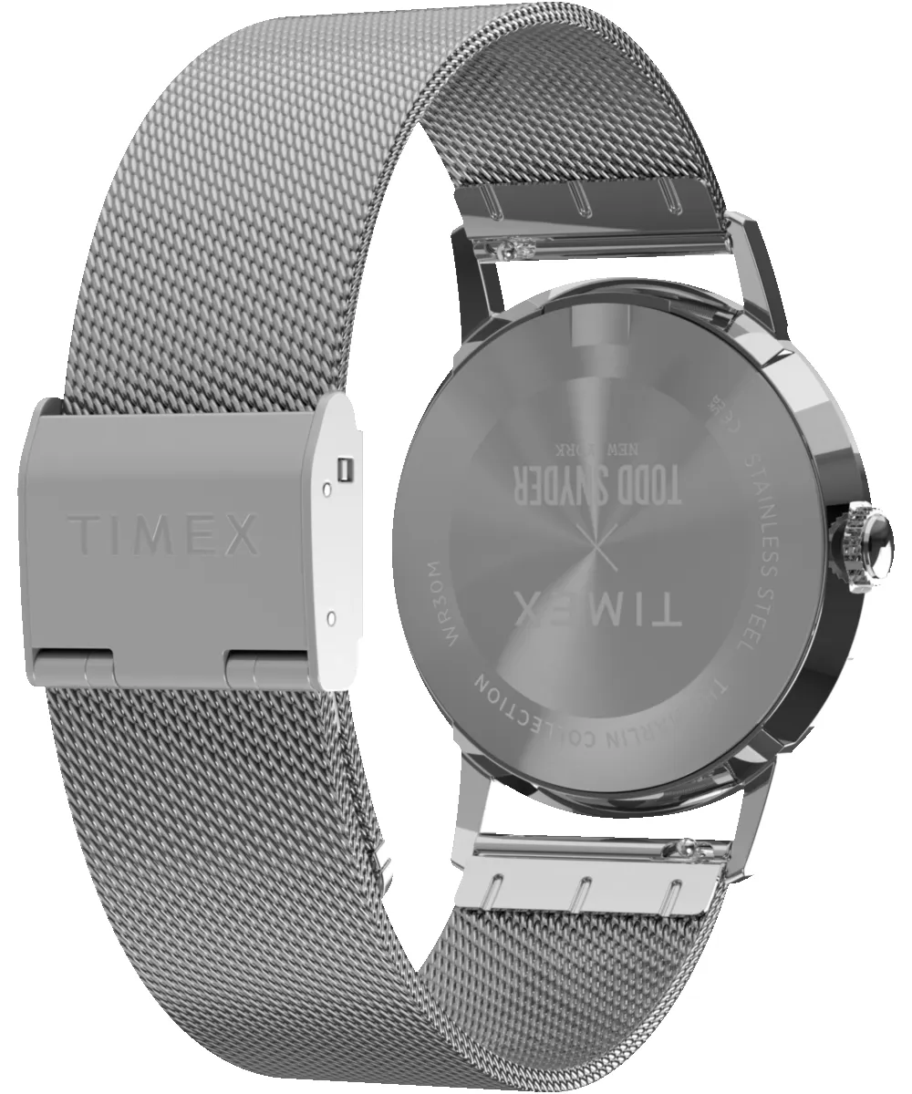 Todd Snyder x Timex Marlin® Mesh 34mm Stainless Steel Bracelet Watch sold by Timex product image thumbnail 5