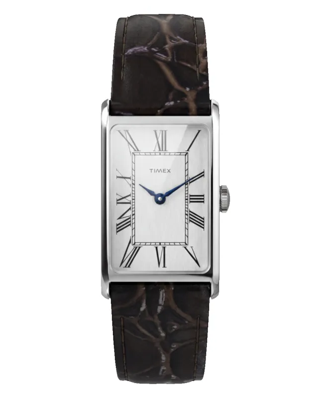 Timex 1976 Lexington Reissue Inspired 21mm Leather Strap Watch made by Timex