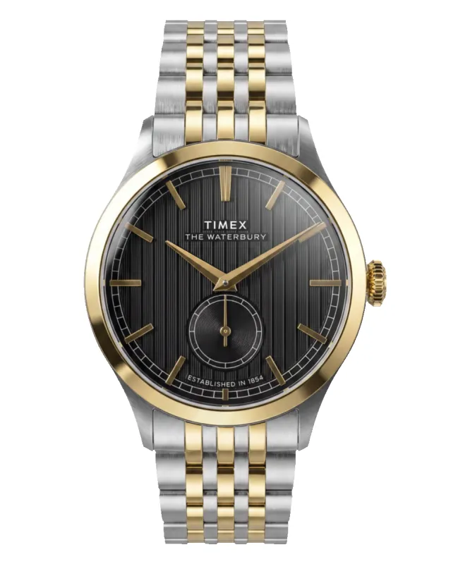 Waterbury Classic Sub-Second 39mm Stainless Steel Bracelet Watch made by Timex