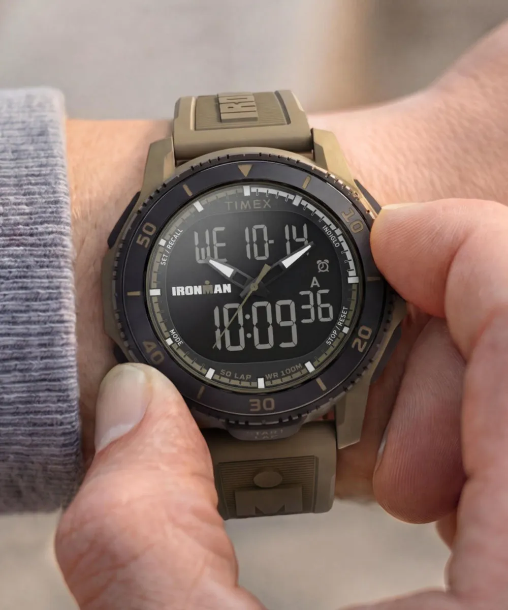 TIMEX® IRONMAN® Adrenaline 46.5mm Resin Strap Watch sold by Timex product image thumbnail 2
