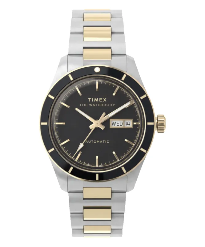 Waterbury Heritage Automatic 39mm Stainless Steel Bracelet Watch made by Timex