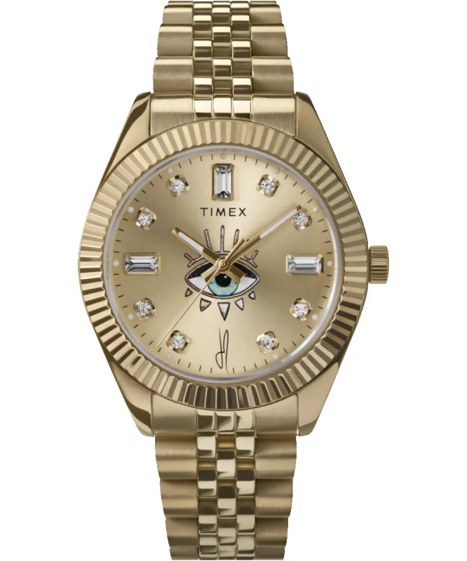 Timex x Jacquie Aiche Allure 36mm Stainless Steel Bracelet Watch made by Timex