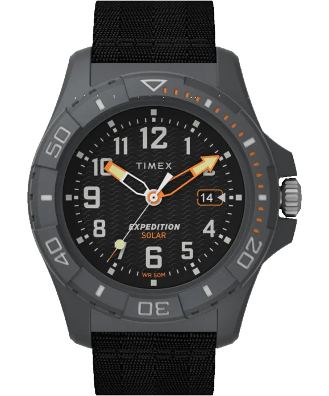 Expedition North® Freedive Ocean 46mm Recycled Fabric Strap Watch sold by Timex
