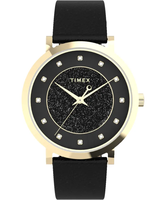 Celestial Opulence 38mm Leather Strap Watch sold by Timex