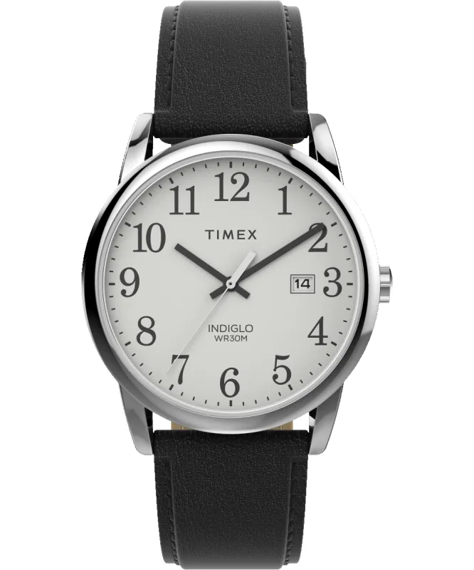 Easy Reader® 38mm One-Time Adjustable Leather Strap Watch sold by Timex