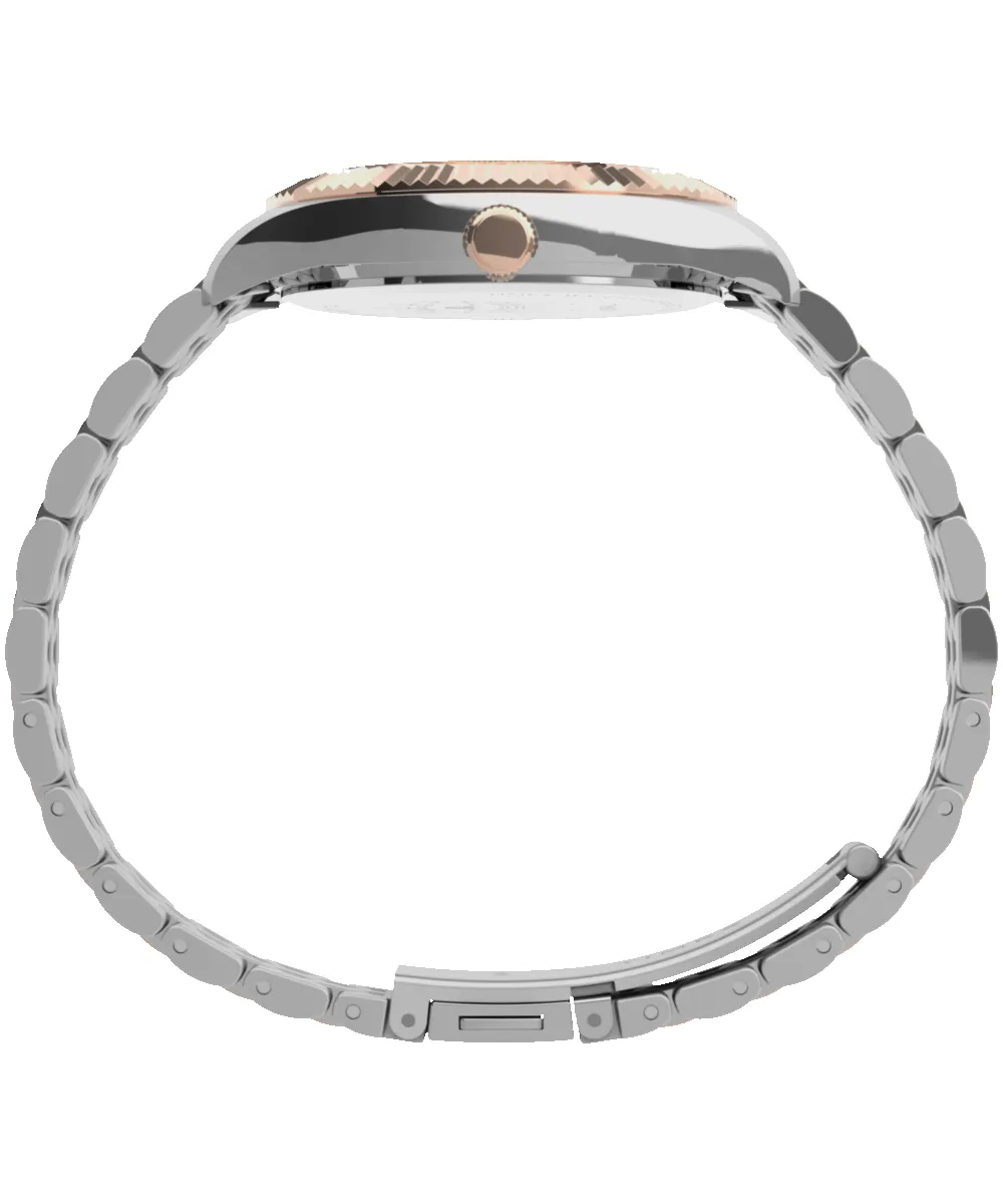 Timex Legacy x Jacquie Aiche Pink Sunray Dial with Tribe Eye 36mm Stainless Steel Bracelet Watch sold by Timex product image thumbnail 2