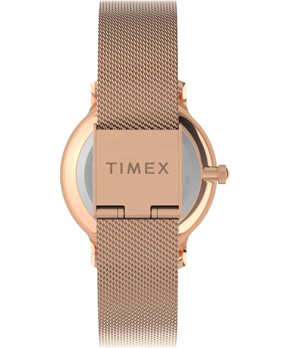 Transcend™ 31mm Stainless Steel Mesh Band Watch sold by Timex product image thumbnail 3